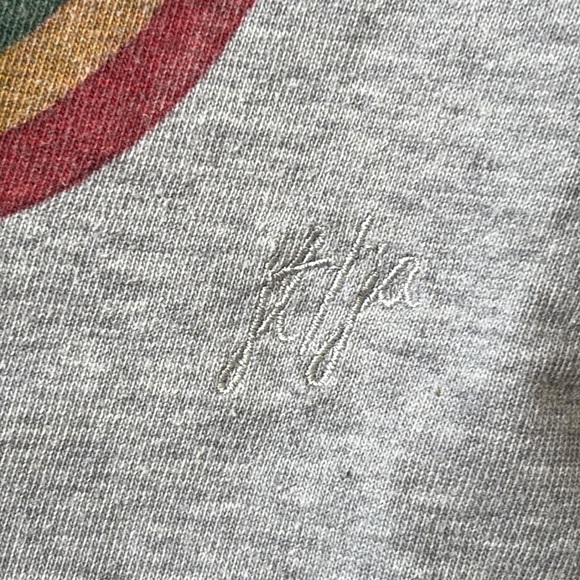 A.P.C. Gray “One Love” Long Sleeve Tee/Thinner Sweatshirt Size Small - Picture 8 of 14